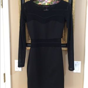 MATERIAL GIRL SEXY BLACK DRESS